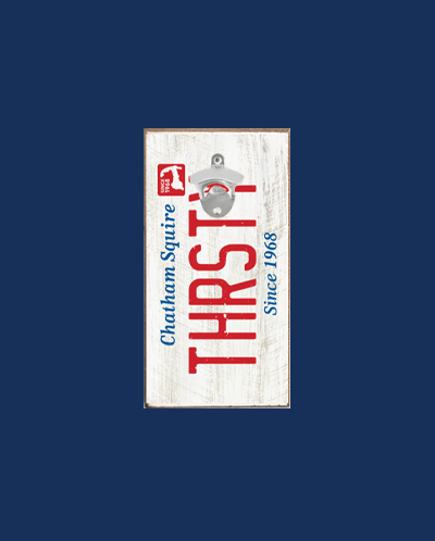 THRSTY License Plate Bottle Opener
