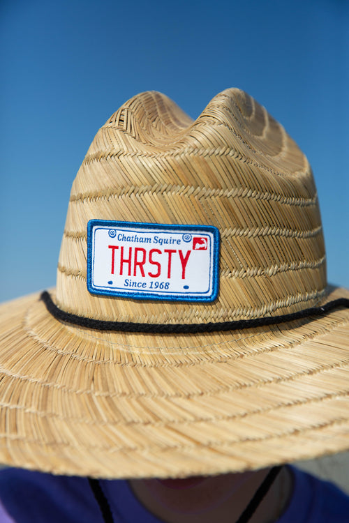 THRSTY License Plate Straw Hat