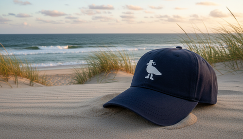 Seagull Silhouette Baseball Cap