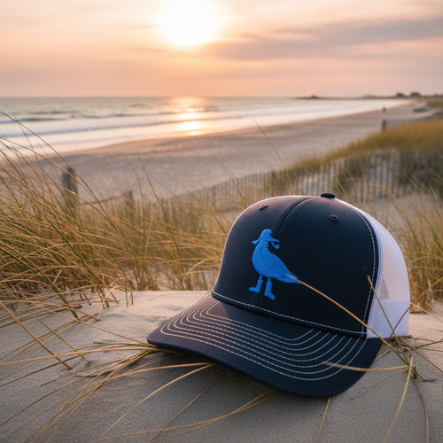 Seagull Silhouette Trucker