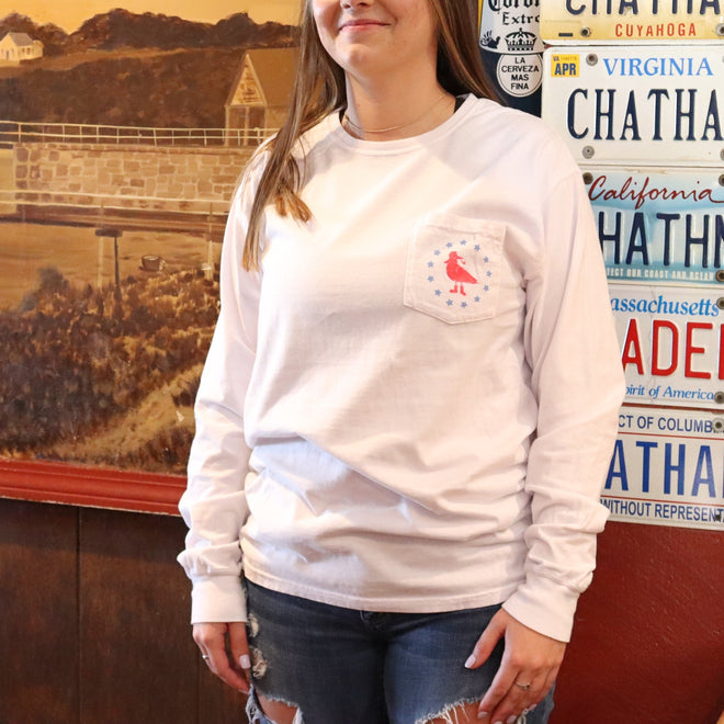 Seagull in the Stars Long Sleeve Tee