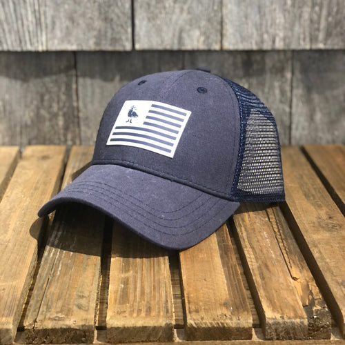 Rubber Flag 112 - Navy/Navy