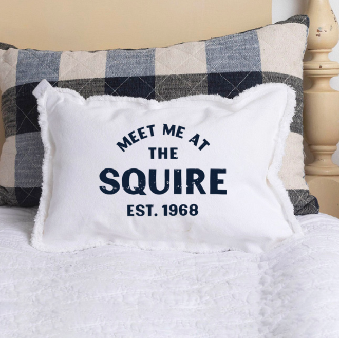 Meet Me At The Squire Pillow