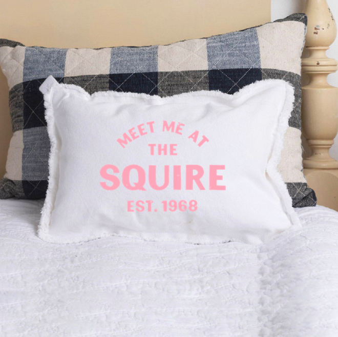Meet Me At The Squire Pillow