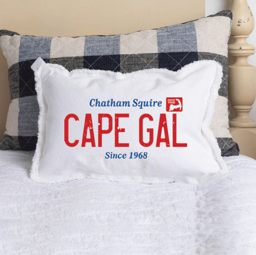 CAPEGAL License Plate Pillow