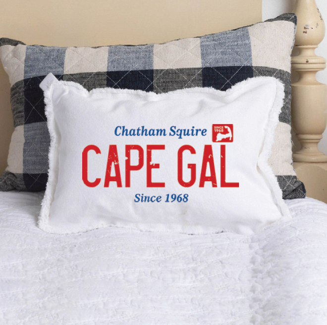 CAPEGAL License Plate Pillow
