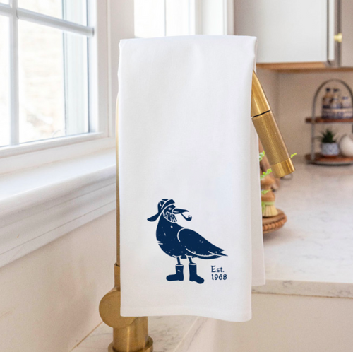 Meet Me & Salty Seagull Tea Towel Set
