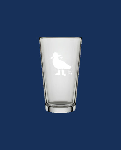 Seagull Silhouette Pint Glass