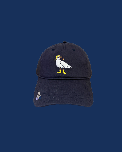 Salty Seagull Kids Baseball Hat