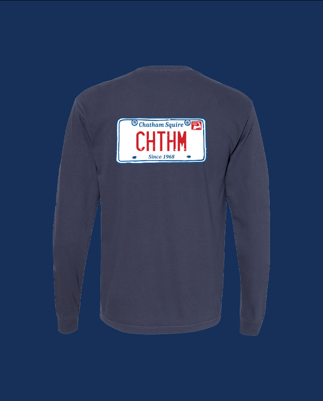 CHTHM License Plate Long Sleeve Tee