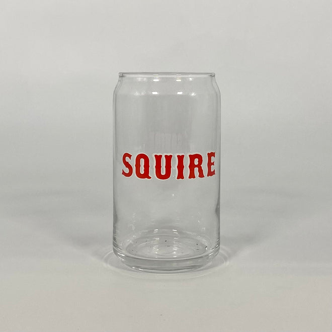 Squire Baseball Beer Can Glass