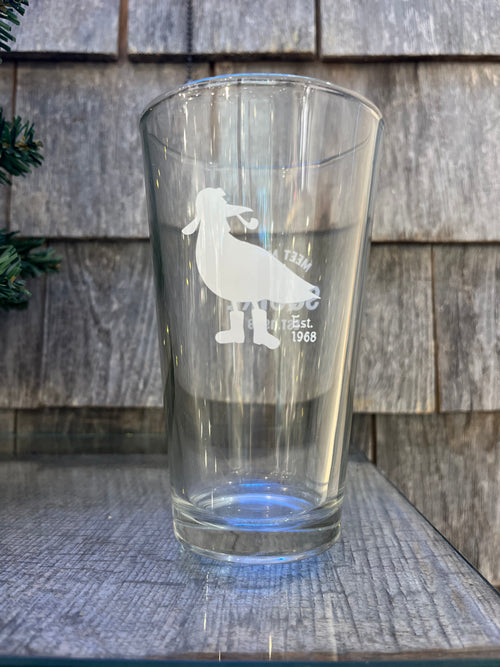 Seagull Silhouette Pint Glass