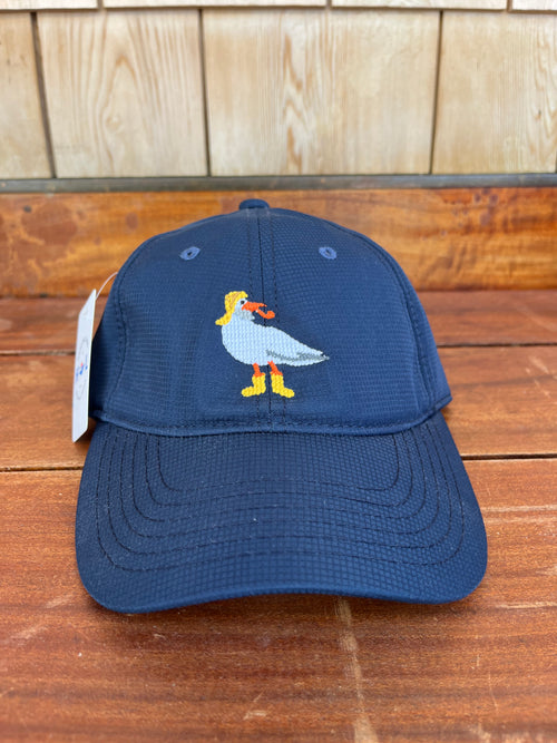 Salty Seagull Performance Hat Adult - Navy