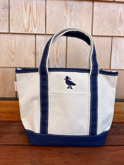Seagull Silhouette Tote Bag - Small