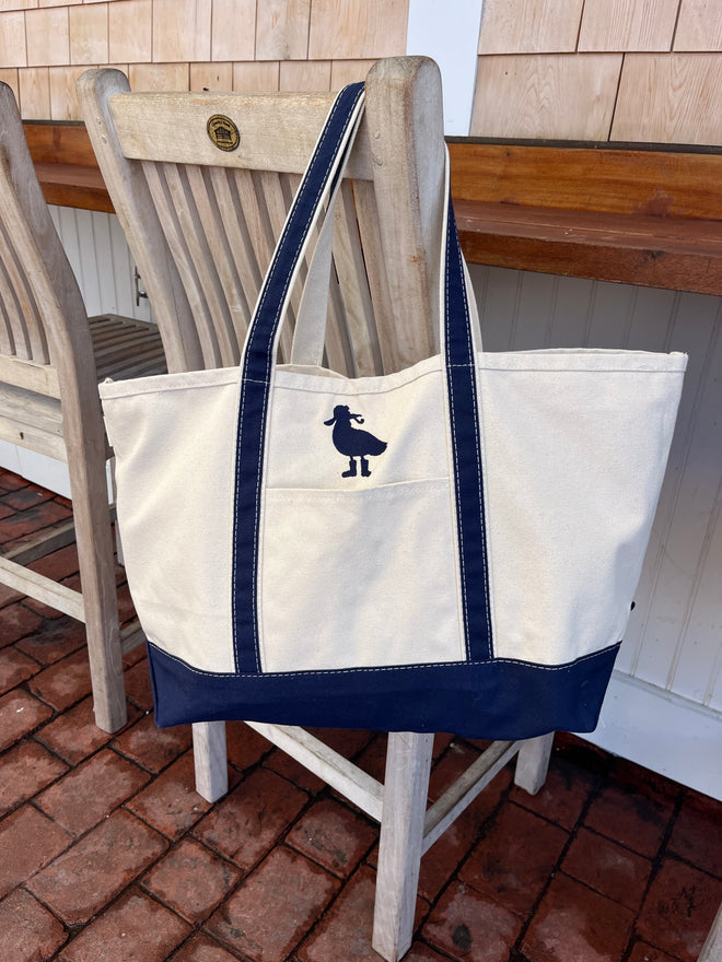 Seagull Silhouette Tote Bag - Large