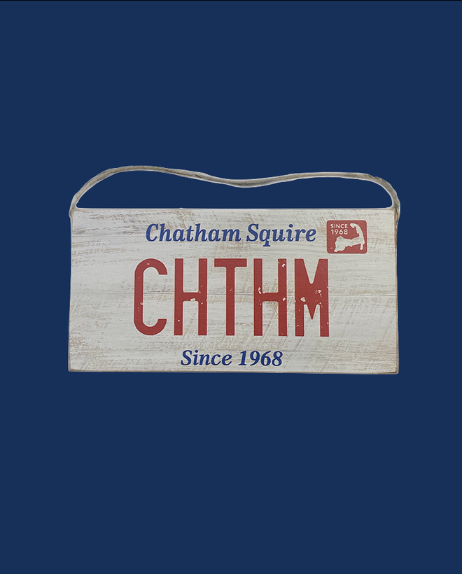 CHTHM License Plate Twine Sign
