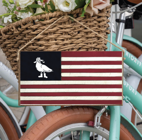 Salty Seagull Flag Twine Sign