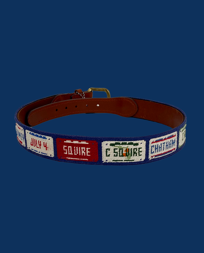 License Plate Belt