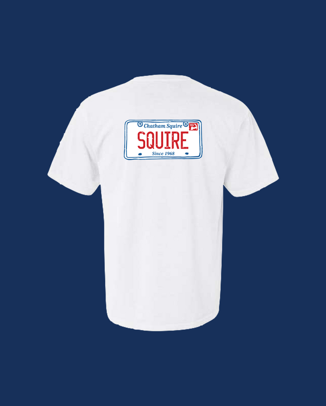 SQURIE License Plate Short Sleeve Tee