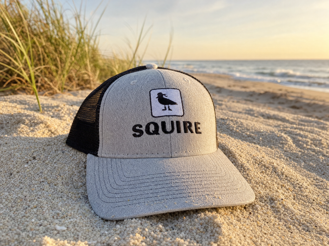Salty Seagull Squire Patch Trucker