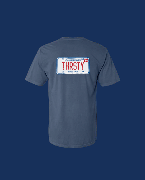 THRSTY License Plate Short Sleeve Tee