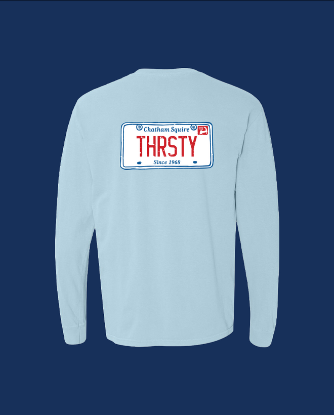 THRSTY License Plate Long Sleeve Tee