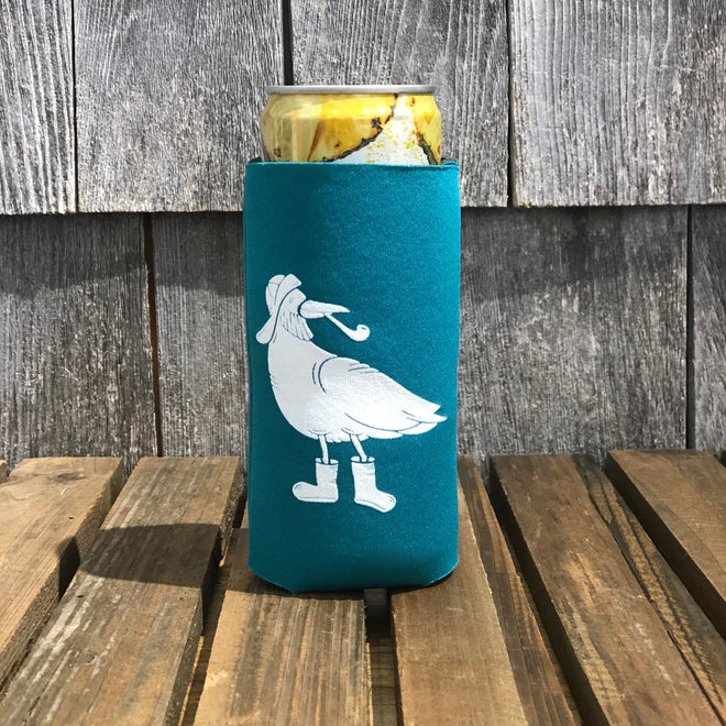 Salty Seagull Slim Can Koozie