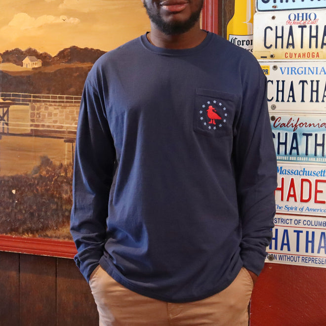 Seagull in the Stars Long Sleeve Tee