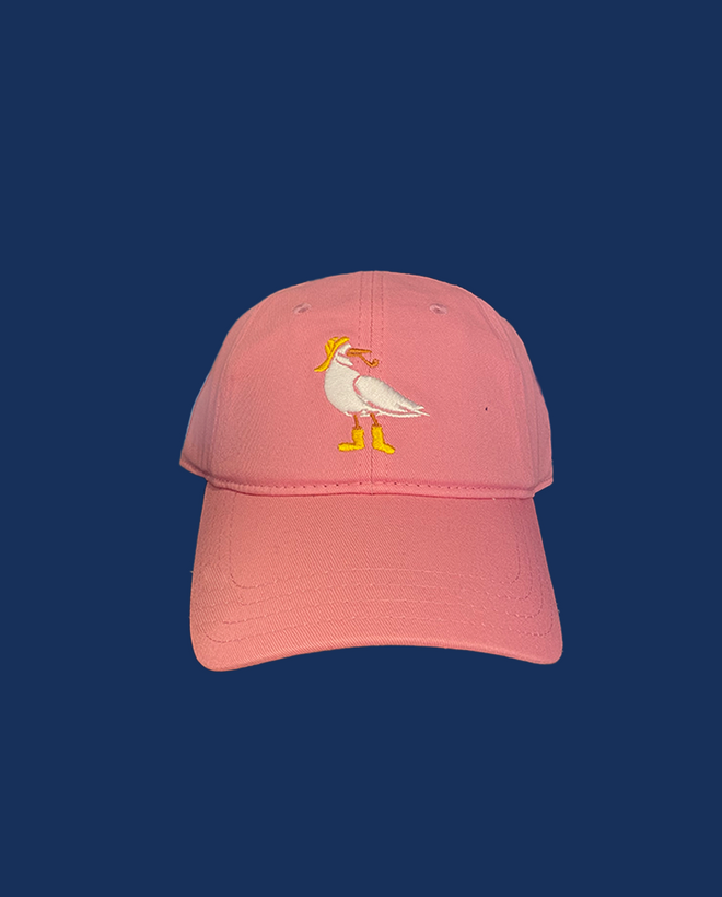 Salty Seagull Kids Baseball Hat